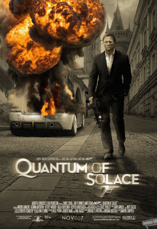 Quantum Of Solace Movie Review Poster